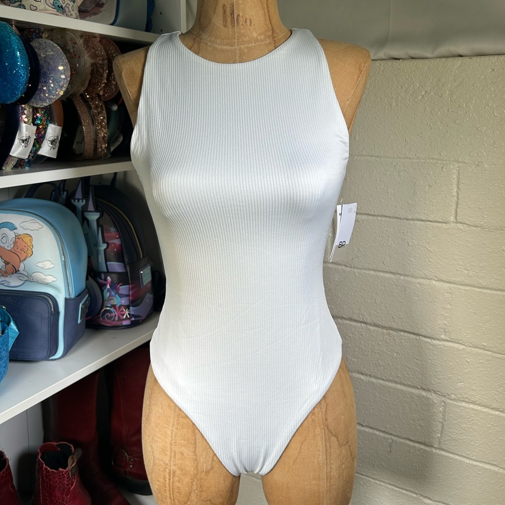 BP ribbed high neck bodysuit Sz XS